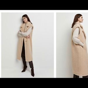 NWT River Island Shearling Vest S